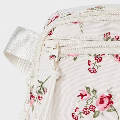 Girls' Floral Belt Crossbody Bag