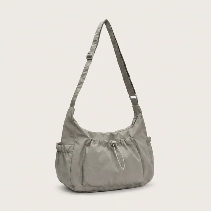 Crossbody Bag - Lightweight Nylon-Polyester, Fits 13" Laptops