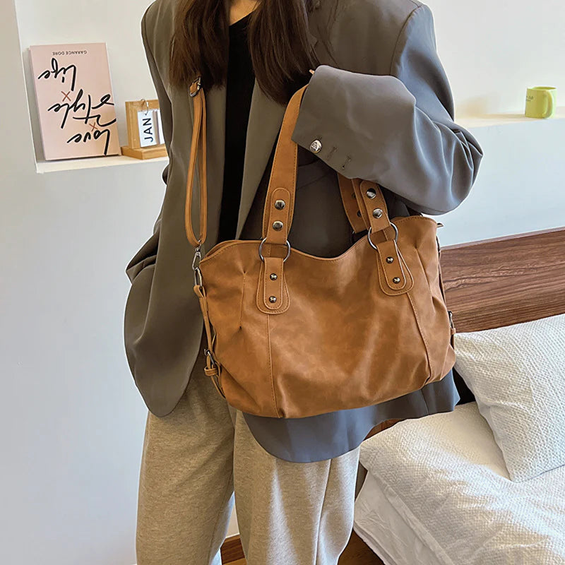 Frosted Solid Color Messenger Bag