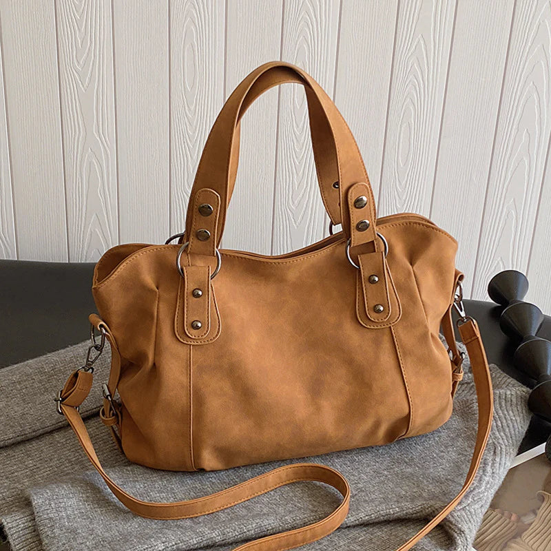 Frosted Solid Color Messenger Bag